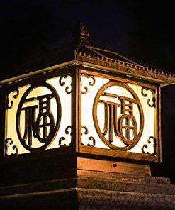 Đèn Cổng Năng Lượng Mặt Trời Trụ Cổng 28cm (TDL-CBD606) Thành Đạt Led