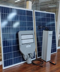 Đèn đường năng lượng mặt trời dự án 80w 100w 60ah 72ah 84ah 96ah 102ah Thành Đạt Led