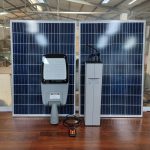 Đèn đường năng lượng mặt trời dự án 80w 100w 60ah 72ah 84ah 96ah 102ah Thành Đạt Led