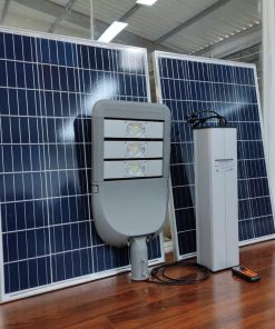 Đèn đường năng lượng mặt trời dự án 80w 100w 60ah 72ah 84ah 96ah 102ah Thành Đạt Led