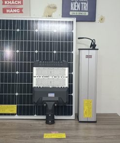 Đèn đường năng lượng mặt trời dự án 60w 80w 24ah 30ah 42ah 54ah 60ah 80ah Thành Đạt Led