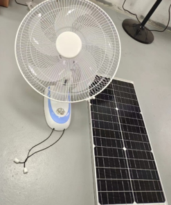 Quạt treo tường năng lượng mặt trời 15w (TDL-QNL) Thành Đạt Led