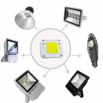 Chip led COB 20W kiểu TF – Vàng: Input 32Vdc