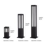 Đèn led Nấm Trang Trí Sân Vườn Vuông 10w 40cm (TDLN-V02)