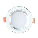 Đèn âm trần đế đúc viền bạc 7W – Thành Đạt Led