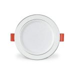 Đèn âm trần đế đúc viền trắng 7W – Thành Đạt Led