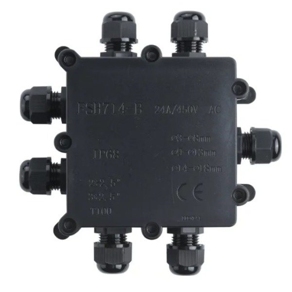 Hộp nối chống nước 4 ngả ngoài trời IP68 FSH713-4
