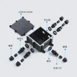 Hộp nối điện chống nước 2 3 4 5 6 ngả ngoài trời IP68 FSH714-B