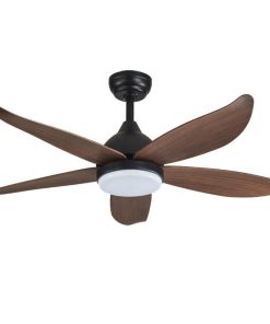 Quạt trần đèn trang trí 117 Nhựa ABS cao cấp 5 Cánh