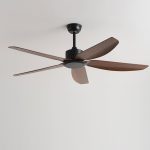 Quạt trần đèn trang trí 142 Nhựa ABS cao cấp 5 Cánh