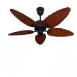 Quạt trần trang trí  166 cánh gỗ tự nhiên 5 Cánh