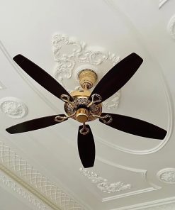 Quạt trần trang trí 201 cánh gỗ plywood 5 Cánh