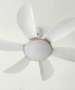 Quạt trần đèn trang trí 219 Nhựa ABS cao cấp 6 Cánh